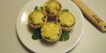 жульен в тарталетках с грибами