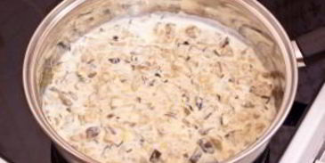 жюльен из белых грибов