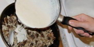 жюльен из курицы с грибами