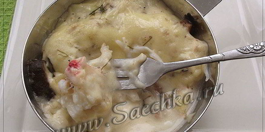 Рецепт жюльена с крабами