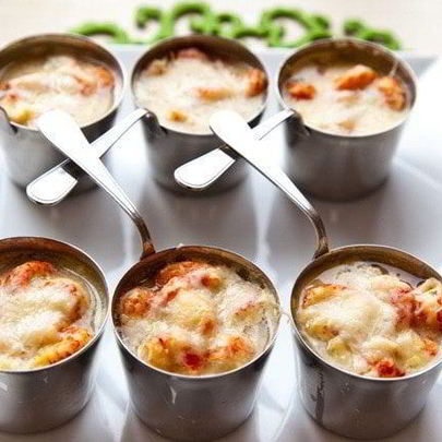 Жюльен с креветками