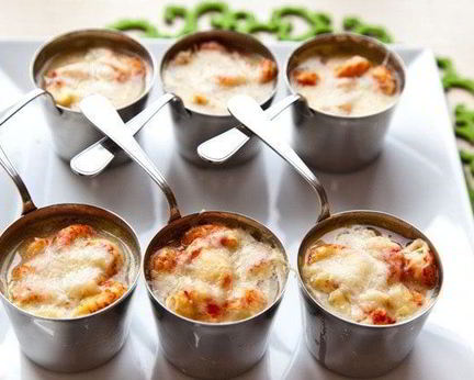 Жюльен с креветками