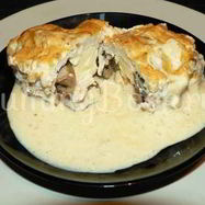 Рецепт Жюльена с куриным филе и грибами